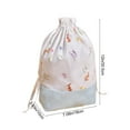thumbnail image 3 of 30.5cm Easter Drawstring Gift Bag Cloth Tote Candy Storage Bunny Bag for Kids Girls Party Favor Reusable Fabric Gift Sack for Holiday Travel Home Storage, 3 of 6
