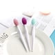 thumbnail image 3 of Vogacara Cepillo de labios Accesorios para mujer Removedor de comedón Suministros cosméticos Limpiador facial Herramientas de maquillaje Cepillos Cuerpo del baño Violeta Vogacara CE012355-03, 3 of 6