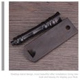 thumbnail image 4 of Shisuyan Flute Display Rack Wooden Flute Holder Stand Craftsmanship Incense Tube Stand For Home Decor And Display, 4 of 8