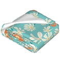 thumbnail image 2 of Bingfone Cute Sloth on Floral Tree Print Flannel Fleece Blanket Throw Blanket for Bed,Sofa,Couch,Travel,Camping(60"x50" ), 2 of 8