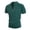 #269-Green, variant on Mens Short Sleeve Half Zip Pullover Stand Collar Pleated Solid Color Casual Sport Top Breathable Soft for Daily Outdoor Spring Summer Gift