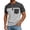 Gray-02, variant on Men’s Color Block Short Sleeve Henley Shirt, Casual Comfort-Fit Everyday Tee with Chest Pocket
