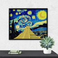 Blue StarryNight Diamond Painting Kits for Adults, DIY Diamond Art Kits