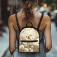thumbnail image 4 of HELLHERO Hummingbird Rose Pattern Small Backpack for Women Lightweight Mini Bags for Hiking Travel, Polyester Waterproof Mini Backpack, 4 of 8