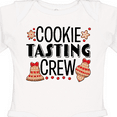 thumbnail image 4 of Inktastic Christmas Cookie Tasting Crew with Holiday Cookies Boys or Girls Long Sleeve Baby Bodysuit, 4 of 5
