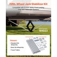 thumbnail image 2 of VEVOR JT's Strong Arm Jack Stabilizer Kit 191023, Fits for 5th Wheel RV and Travel Trailer Kit, Fifth-Wheel Jack Stabilizer for Telescopic System, 2 of 8