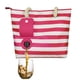 thumbnail image 1 of Greeniant Bolsa de playa para el hogar, contenedor de transporte de bebidas a rayas universales, bolsas de mano aisladas para viajes al aire Deportes acuáticos, 1 of 6