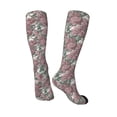 thumbnail image 4 of Fotbe Rose Flowers print Women's Men's Novelty Crew Socks Cotton Socks Knee High Socks for Walking,Running,Nurses,Pregnancy, 4 of 9