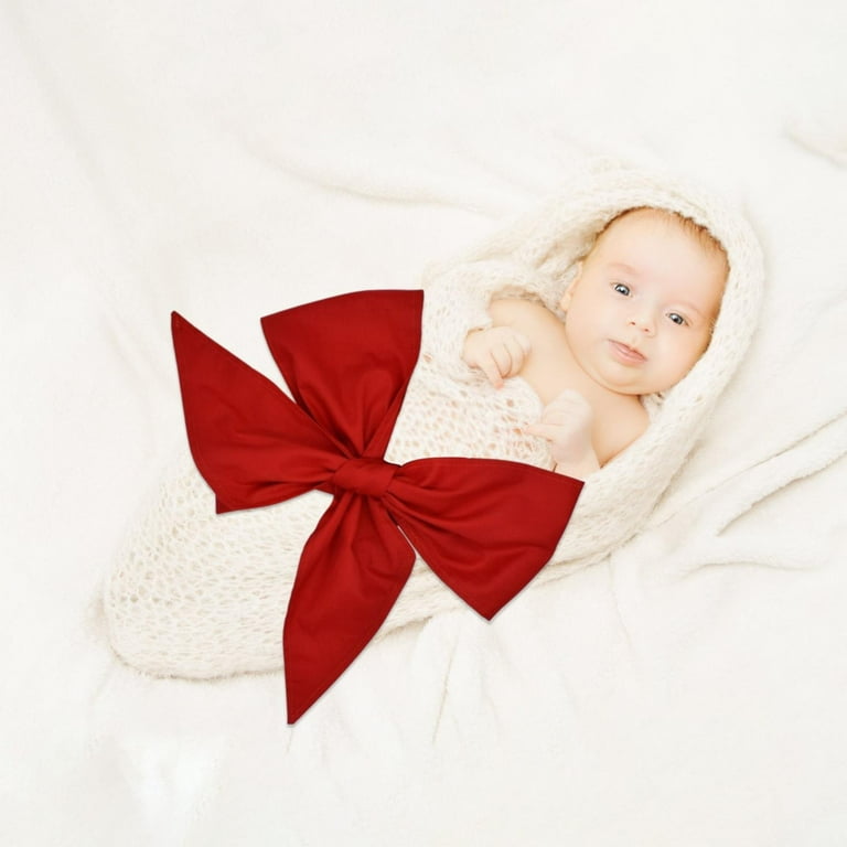 Alexda Baby Swaddle Wrap Sash Wreath Sash Baby Newborn Swaddle Sash Maternity Bow Infant Bowknot Blanket Newborn Photography Prop