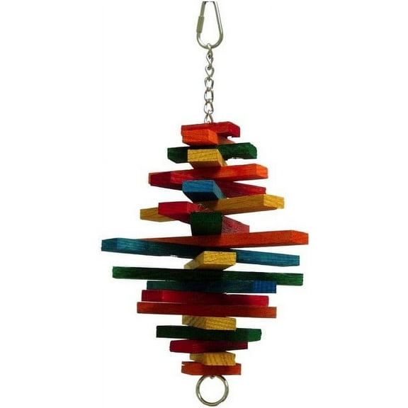 Zoo-Max Cocotte Hanging Bird Toy [Bird Interactive Toys, Bird Supplies] Small - 1 count