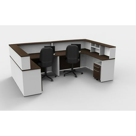 Latitude Run Lucier U Shape Reception Desk Com