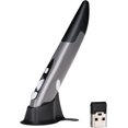 thumbnail image 1 of Wireless Optical Pocket Pen Mouse, 2.4GHZ USB Wireless Optical Pen Mouse 800/1200/1600 DPI Adjustable Handwriting Mini Air Mouse Mice for PC Laptop Notebook Computer Mac (Grey), 1 of 5