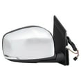 thumbnail image 3 of TRQ Driver and Passenger Side Mirror Set Power Heated Memory Blind Spot Indicator Smooth Black Chrome Fits 2013-2016 Dodge Grand Caravan Chrysler Town & Country CH1320481 CH1321481, 3 of 5