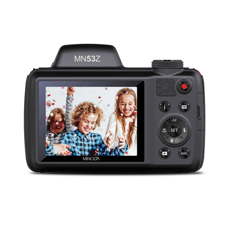 Minolta 16MP High Resolution Digital Camera with 53x Optical