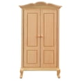thumbnail image 1 of Kids Pretend Play Toys Accessories Mini Wooden Wardrobe Photo Props Miniature Closet Wooden Closet, 1 of 2