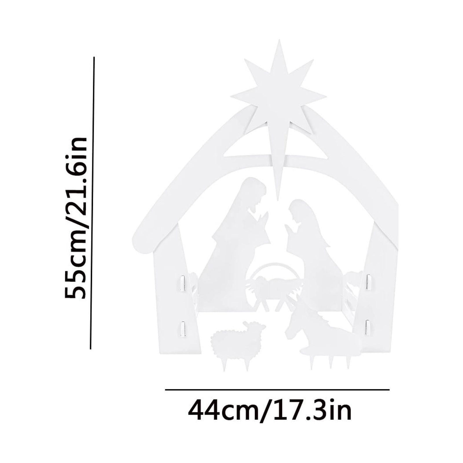 Holy Night Outdoor Christmas Nativity Set