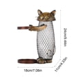 thumbnail image 3 of Cat Wine Holder Mesh Iron Creative Cat Hugging Wine Rack for Dining Table Bar Decoration Practical Gift for Cat Lovers, 3 of 7