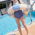 thumbnail image 3 of Flotador inflable para piscina, anillos de piscina con tubo de natación a rayas retro, flotador inflable para piscina, anillos de natación para suministros de piscina de playa de verano, 3 of 5