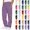 Z-Purple, variant on BloomJoy Mens Sweatpants with Pockets Fashion Drawstring Elastic Waist Solid Color Casual Sweat Length Pants