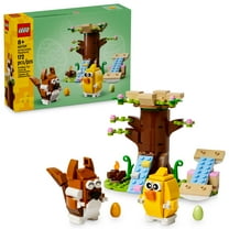 LEGO Spring Animal Playground Building Set - Pretend Play Kit with Squirrel & Bird Toys, 40709