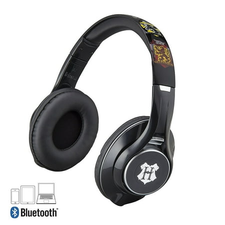 Harry Potter Wireless Bluetooth Headphones with Microphone Voice Activation and Bonus Aux