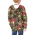 thumbnail image 3 of Xoenoiee Mushroom Girls Boys Zip-Up Hoodies Kids Fall Winter Warm Sweatshirt Jacket with Pocket Youth Long Sleeve Shirt Top Teen Clothes Outfits, 11-13 Years, 3 of 7
