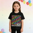 thumbnail image 5 of Coerni Girls Boys 100 Days of School Shirt Short Sleeve Toddler Kids Tops 100th Day of School Tee Shirts Casual Outfits, 5 of 5