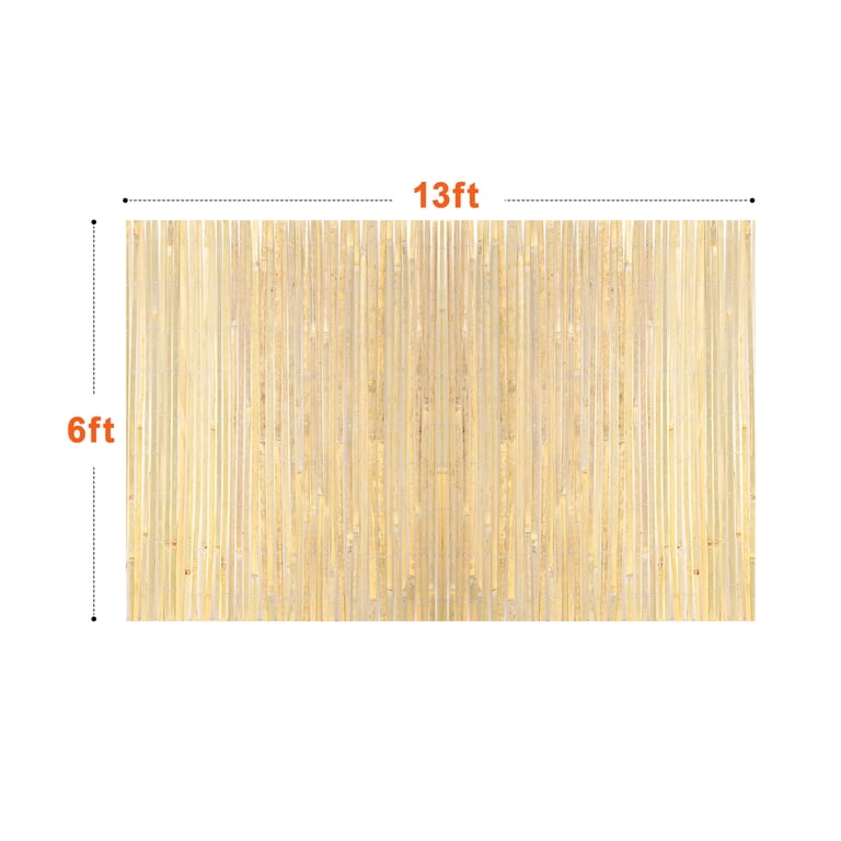 KFFKFF Bamboo Privacy Screen Fence, 6 Ft. x 13 Ft. photo 8