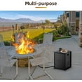 Ashion Backyard Propane Tank Cover Table for Gas Fire Pits, Outdoor Gas ...