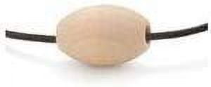 Oval Wood Beads 1-1/4 x 7/8 Inch Pack of 50 Wood Beads for Jewelry Making Crafts and Home Decor by Woodpeckers