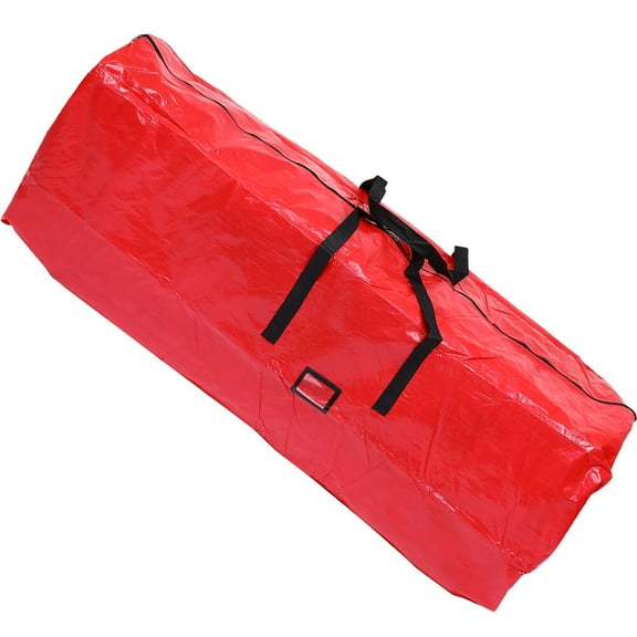 Christmas Tree Storage Bag Zipper Container Waterproof Bags Rolling Gift Polyethylene Red