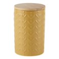thumbnail image 2 of DII Honey Gold Matte Retro Vine Texture Bote de cerámica (juego de 3) Design Imports CAMZ13113, 2 of 2