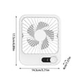 thumbnail image 2 of Mejor Belleza Ventilador Desk Fan Battery Powered Fan Rechargeable Tilt Folding Personal Fan Small Portable Fan Adjustable Strong Wind Fan Suitable for Bedroom Home Desktop, 2 of 2