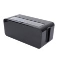 thumbnail image 3 of Power Outlet Storage Box, Safe and Dustproof, Plastic Cable Organizer, for Home, Medium, Black, 3 of 5