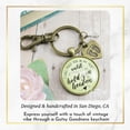 thumbnail image 5 of Miscarriage Gutsy Goodness Bronze Metal Adult Unisex Keychain Hold You In Heart Memorial Baby Feet Gift Mom Dad, 5 of 8