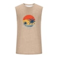 thumbnail image 4 of COSFO Hawaiian Mens Tank Top Workout Muscle Summer Graphic Tees Classic Fit Casual Beach Crew Neck Sleeveless Shirts, 4 of 5