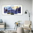 thumbnail image 4 of Cuadros Decorativos 5 piezas 5D bricolaje completo taladro diamante pintura nieve montaña cruz puntada mosaico kits Tmvgtek embutido en tela, 4 of 9