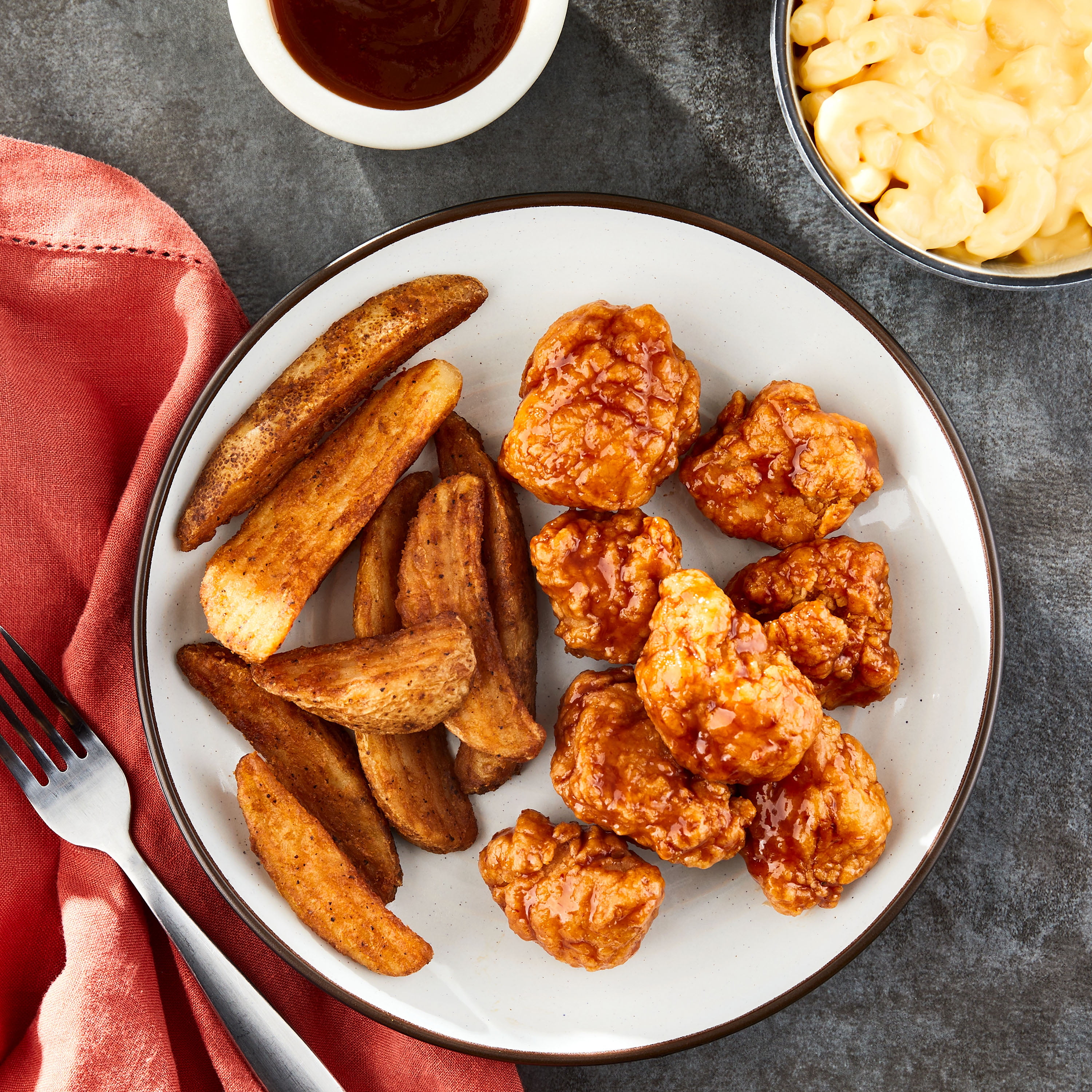 Freshness Guaranteed Fresh, Hot and Ready-to-Eat Breaded Barbecue Boneless Chicken Wings, 8 Count