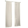 thumbnail image 1 of LA Linen VoileDrap-118X96-Ivory Sheer Voile Drape Panel, Ivory - 118 x 96 in., 1 of 1