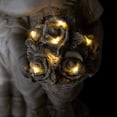 thumbnail image 4 of Northlight Solar Lighted Hugging Girl and Boy Outdoor Garden Statue - 16", 4 of 9
