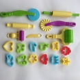 thumbnail image 7 of 20 Pcs Clay Dough Tools Kit, Clay Modelling Tool Kit Dough Rollers Molds Cutters Plastic Play Dough Tools Set for Children Ages 3 and up (Random Colors), 7 of 7
