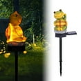 thumbnail image 1 of Cute Animal Solar Ground Insert Light Outdoor Resin Solar Light For Garden Yard Patio Decoration Star Light Paper Fence Lights Wi Solar Lights Indoor Home Lamp Rice Lights Plug in Cord Smart Light, 1 of 3