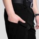 thumbnail image 5 of Ceisia Men's Fleece-Lined Soft Shell Tactical Cargo Pants for Outdoor Hiking & Winter Wear Black XS Gifts, 5 of 6