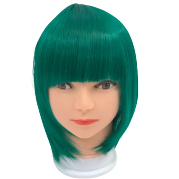 Green Bob Wig