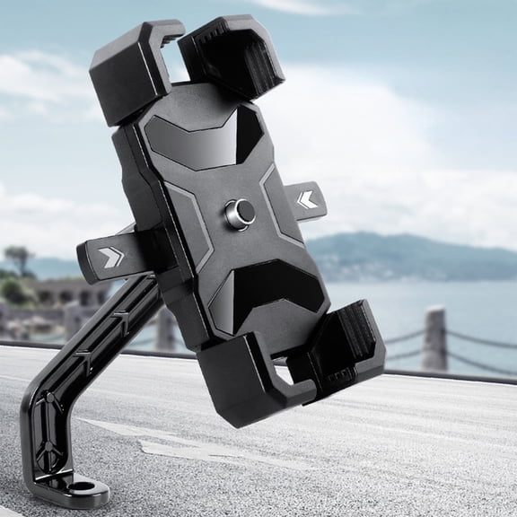 Motorcycle Phone Holder, Universal Cell Phone Navigation Frame, Fixed Mount, Plastic Material, Stable Support, Fits All Phone Sizes, Safe Riding, Easy Installation, Bicycle Compatible