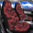 thumbnail image 2 of HUISEFOR Halloween Red Damask Car Seat Cover Breathable Car Front Seat Covers, Comfortable, Non Slip, Easy to Installation, Universal Size Fit for Most Cars SUV, 2 of 6