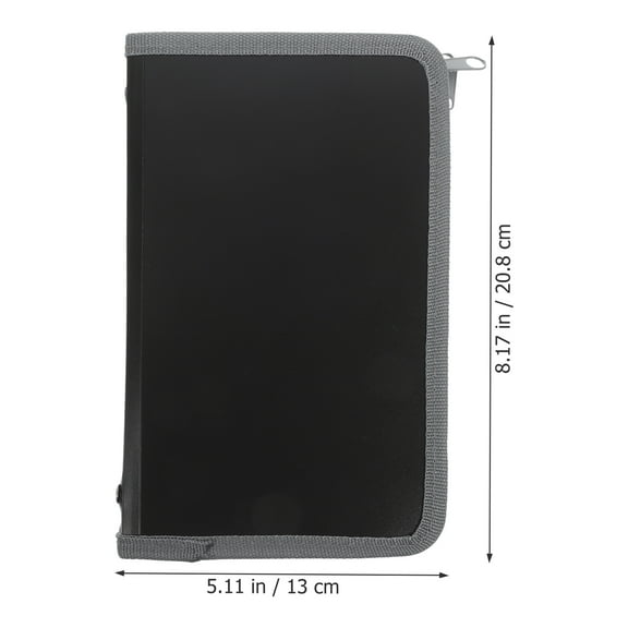 Delicioc A6 Mini Accordion File Folder with Zipper, Multi-Layer Document Organizer for Receipts, , Bills, and Small Paper Storage
