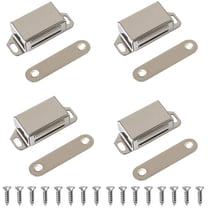 Stainless Steel Mini Magnetic Cabinet & Door Latch/Catch Closures (Pack of 4)