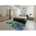 thumbnail image 4 of Ahgly Company Indoor Rectangle Patterned Emerald Green Area Rugs, 3' x 5', 4 of 6