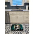 thumbnail image 3 of Carolines Treasures BB2224RUG Halloween Standard Schnauzer Black & Grey Machine Washable Memory Foam Mat, 3 of 4
